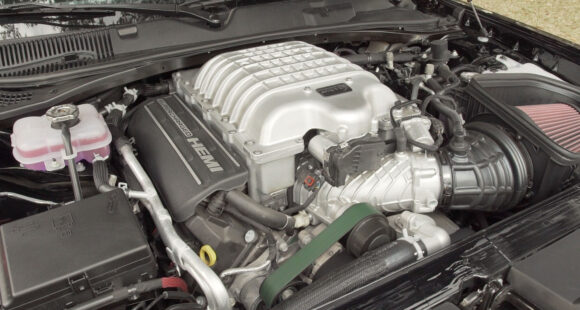 2023 Dodge Challenger Black Ghost Supercharger Hellcat Engine