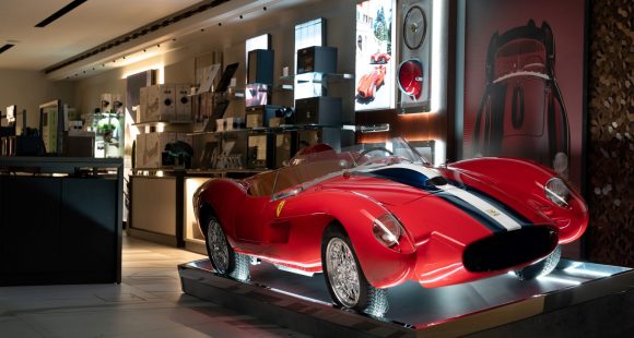 Harrods Now Displaying Ferrari Testa Rossa J from The Little Car Company 2