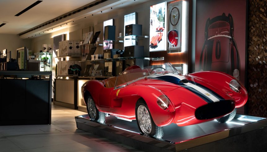 Harrods Now Displaying Ferrari Testa Rossa J from The Little Car Company 2