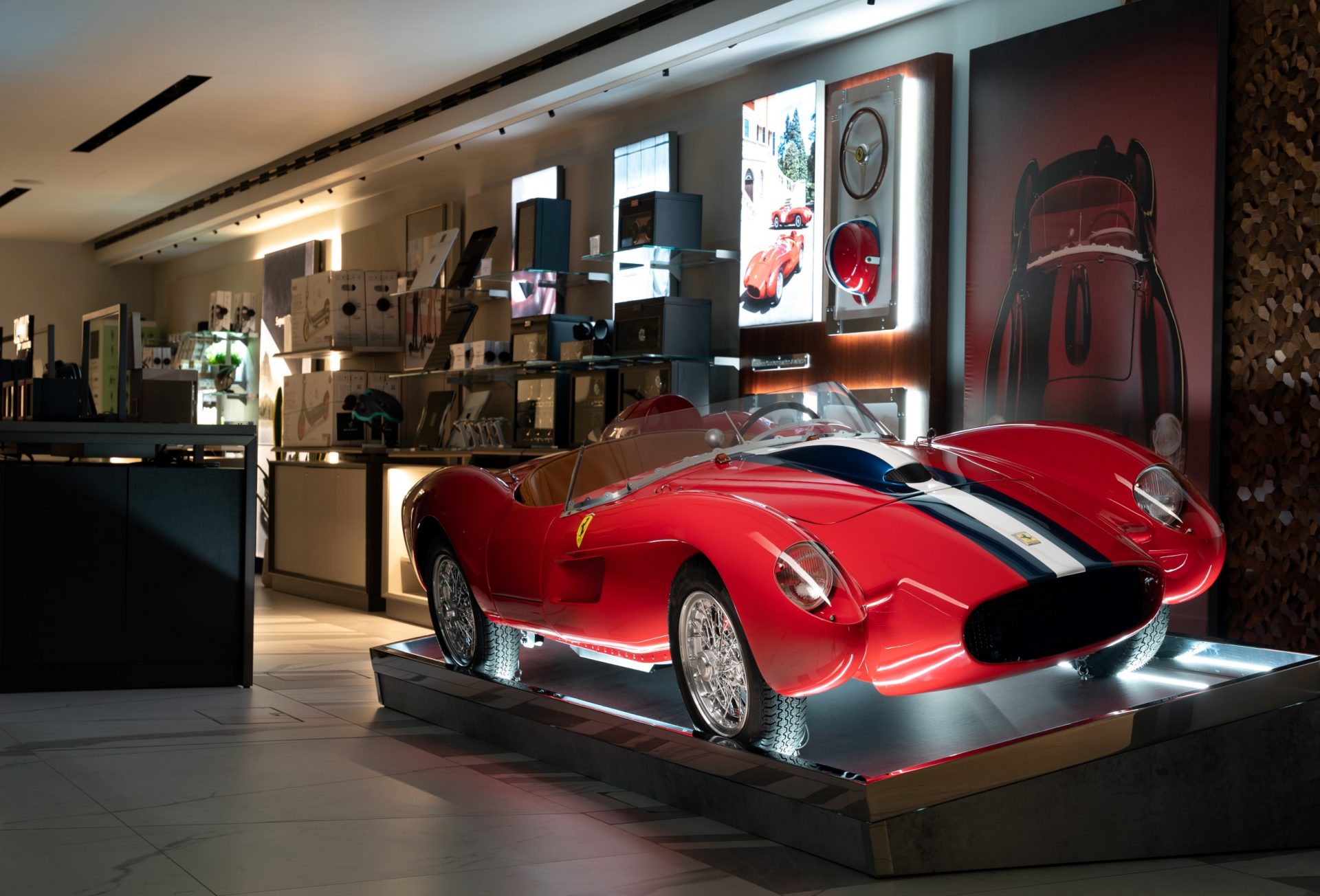 Harrods Now Displaying Ferrari Testa Rossa J from The Little Car Company -  MotorWeek