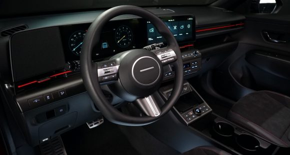 2024 Hyundai Kona Dash and Steering Wheel