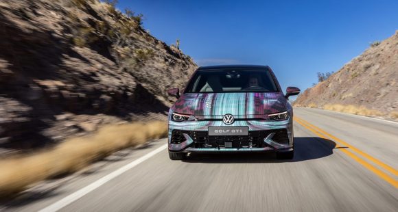 Volkswagen’s Updated Golf Camouflaged at CES 1