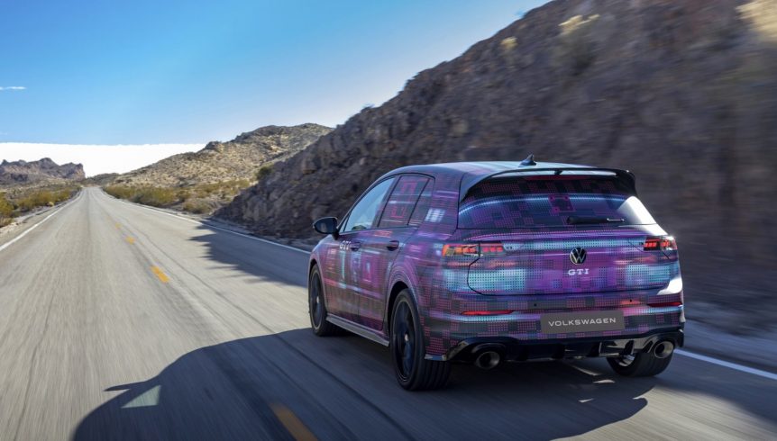 Volkswagen’s Updated Golf Camouflaged at CES