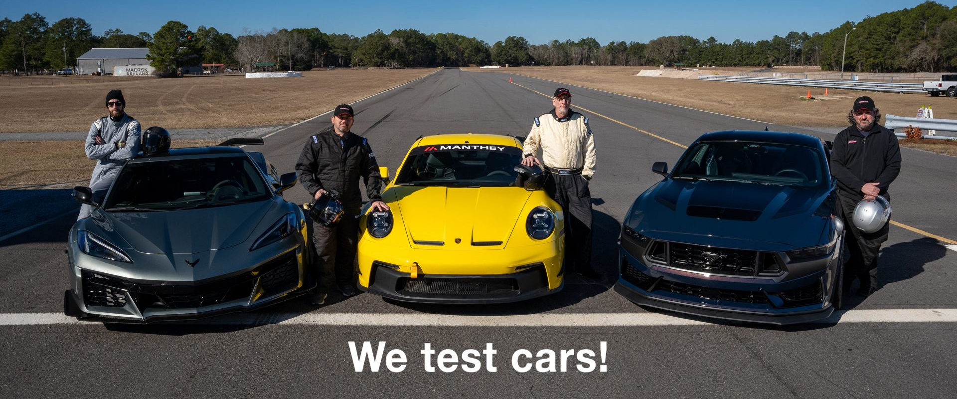 2024 Roebling Test Drivers with "We Test Cars" Graphic