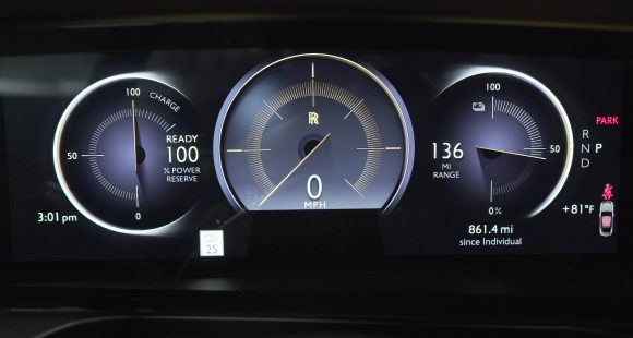 2024 Rolls-Royce Spectre Digital Cluster