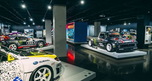 Ken Block Celebrated by Petersen Automotive Museum Exhibit 1