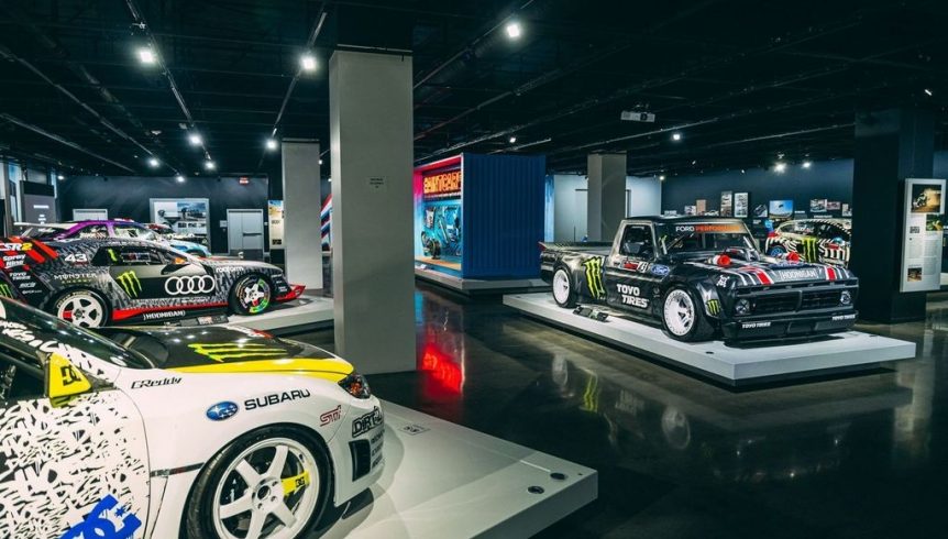 Ken Block Celebrated by Petersen Automotive Museum Exhibit 1